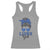 Lions Girl Racerback Tank Top Messy Bun Funny Sports Fan Team