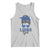 Lions Girl Tank Top Messy Bun Funny Sports Fan Team