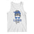 Lions Girl Tank Top Messy Bun Funny Sports Fan Team