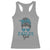 Eagles Girl Racerback Tank Top Messy Bun Funny Sports Fan Team