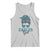 Eagles Girl Tank Top Messy Bun Funny Sports Fan Team