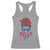 Bills Girl Racerback Tank Top Messy Bun Funny Sports Fan Team