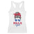 Bills Girl Racerback Tank Top Messy Bun Funny Sports Fan Team