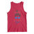 Bills Girl Tank Top Messy Bun Funny Sports Fan Team