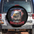 Patriotic American Eagle Spare Tire Cover US Flag Give Me Liberty Or Give Me Death 4th of July