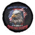 Patriotic American Eagle Spare Tire Cover US Flag Give Me Liberty Or Give Me Death 4th of July