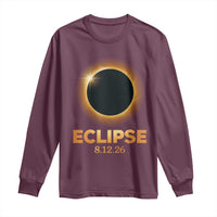 2026 Total Solar Eclipse Long Sleeve Shirt August 12 Totality Astronomy Souvenir