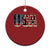 USA American Flag Basketball Christmas Ornament For Sports Enthusiast - Wonder Print Shop