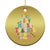 In My Very Merry Teacher Era Xmas Groovy Christmas Tree Christmas Ornament - Wonder Print Shop