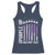 Purple Up For Military Kids Racerback Tank Top American Flag Air Force Military Child Month