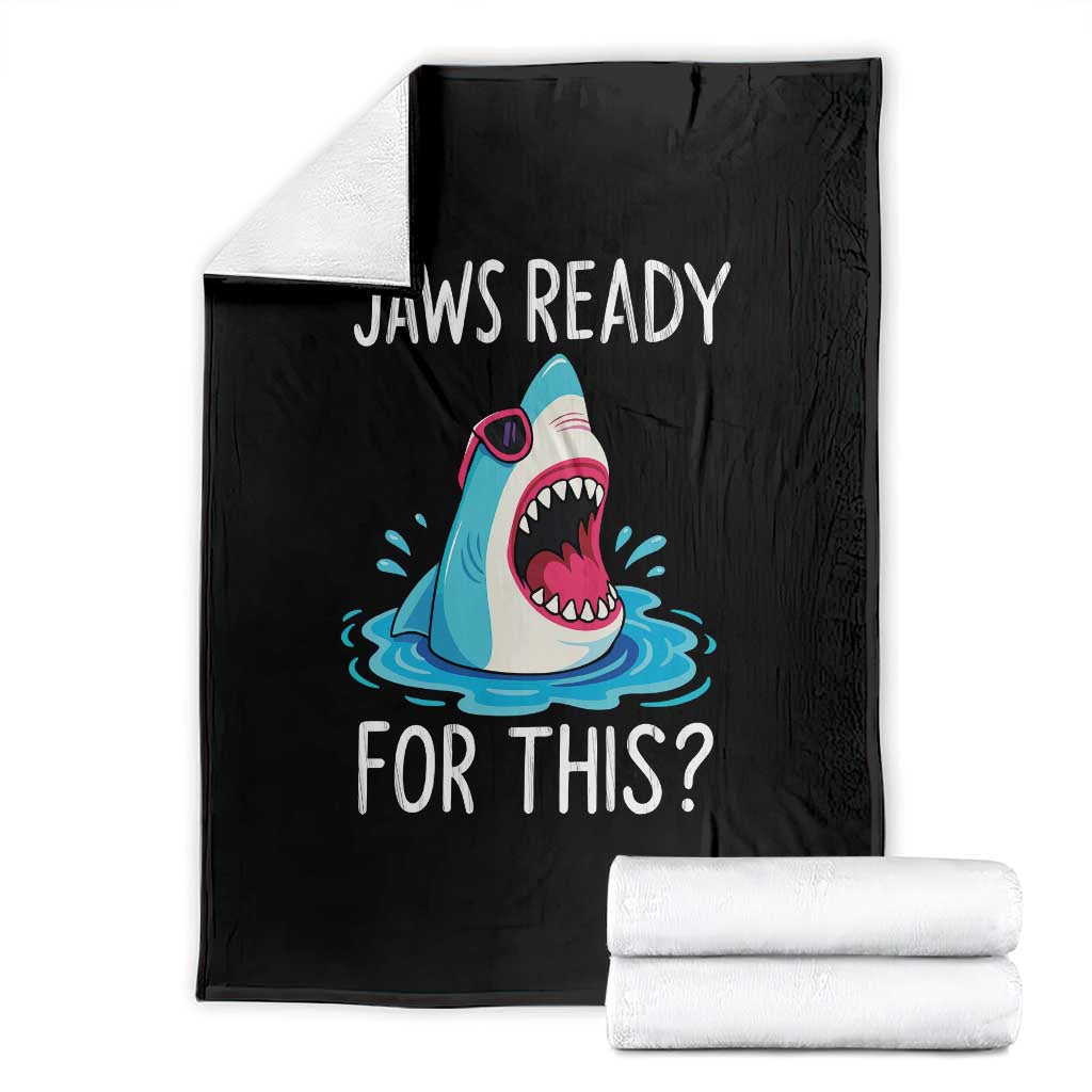 Funny Shark Lover Throw Blanket Are Jaw Ready For This Ocean Wildlife - Wonder Print Shop