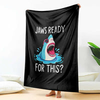 Funny Shark Lover Throw Blanket Are Jaw Ready For This Ocean Wildlife - Wonder Print Shop