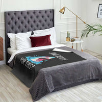 Funny Shark Lover Throw Blanket Are Jaw Ready For This Ocean Wildlife - Wonder Print Shop
