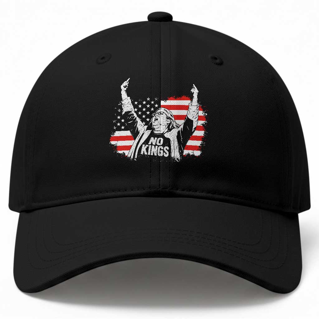 Funny Rebellious Aunt Sue Middle Finger Distressed USA Flag Graphic Baseball Cap