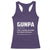 Cool Gun Grandpa Enthusiast Racerback Tank Top Funny Gunpa Definition Like A Regular Grandpa But Plays With Guns