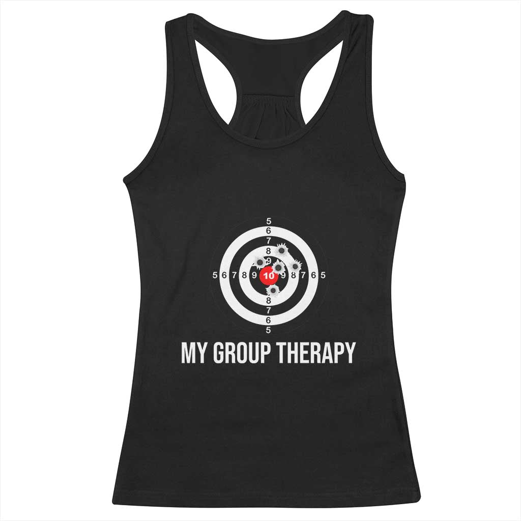 Gun Lover Racerback Tank Top My Group Therapy Shooting Range