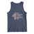 Funny Gun Owner Tank Top Faster Than Dialing 911 Bullet Diameter