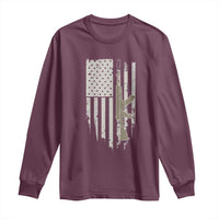 American Flag Second Amendment Long Sleeve Shirt Guns Weapons Rifles 2A Amendment Fathers Day US Flag