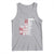 Funny Gun Lover Tank Top All Faster Than Dialing 911 Bullets American Flag