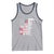 Funny Gun Lover Tank Top All Faster Than Dialing 911 Bullets American Flag