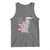 Funny Gun Lover Tank Top All Faster Than Dialing 911 Bullets American Flag