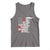 Funny Gun Lover Tank Top All Faster Than Dialing 911 Bullets American Flag