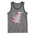 Funny Gun Lover Tank Top All Faster Than Dialing 911 Bullets American Flag