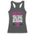 Funny Gun Girls Racerback Tank Top Gun Safety Rule Don't Piss Of The Girl Holding The Gun Owner