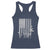 American Flag Rifle Guns Racerback Tank Top Cool Pro Gun Retro Distressed