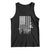 American Flag Rifle Guns Tank Top Cool Pro Gun Retro Distressed