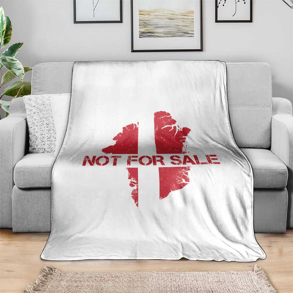 Denmark Stand With Greenland Not For Sale Throw Blanket Danish Flag Unity Support Protest