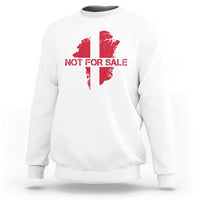 Denmark Stand With Greenland Not For Sale Sweatshirt Danish Flag Unity Support Protest