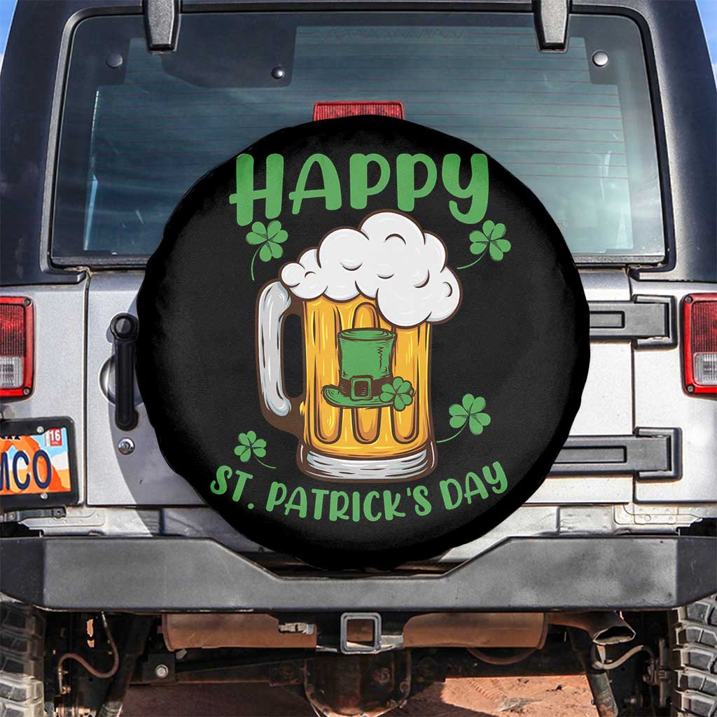 Funny St Patricks Day Drinking Spare Tire Cover Happy Paddy's Patty's Day Beer Lover