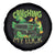 Funny St Patricks Day Spare Tire Cover Crushing My Luck Truck of Shamrocks