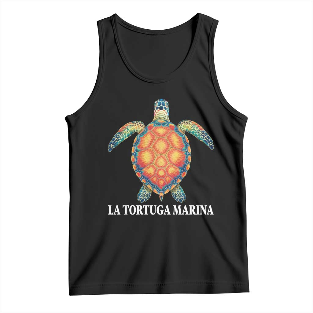 La Tortuga Marina Tank Top Sea Turtle Gulf Of Mexico Forever