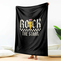 Rock The STAAR Day Throw Blanket Texas Teacher Student Motivational Testing