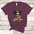 Juneteenth T Shirt Kids Little Miss Juneteenth Girl Toddler Black History - Wonder Print Shop