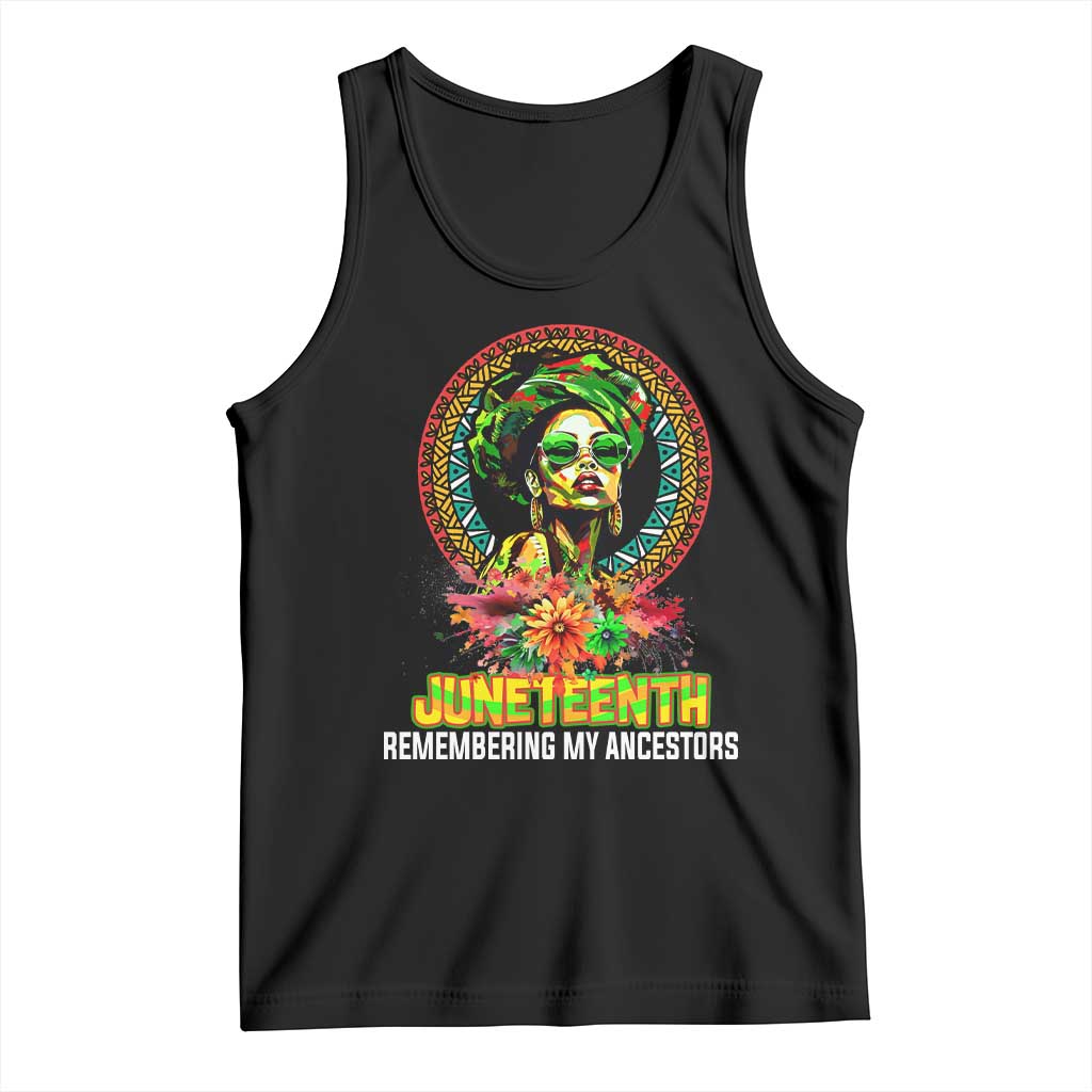 Juneteenth 1865 Tank Top Remembering Ancestors African American Woman