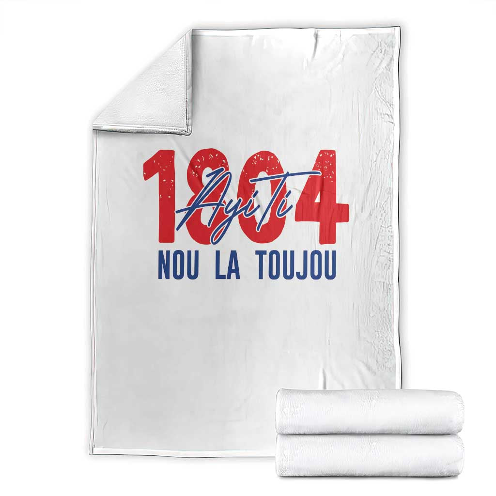 Haiti 1804 Ayiti Nou La Toujou Throw Blanket Independence Haiti Heritage Pride