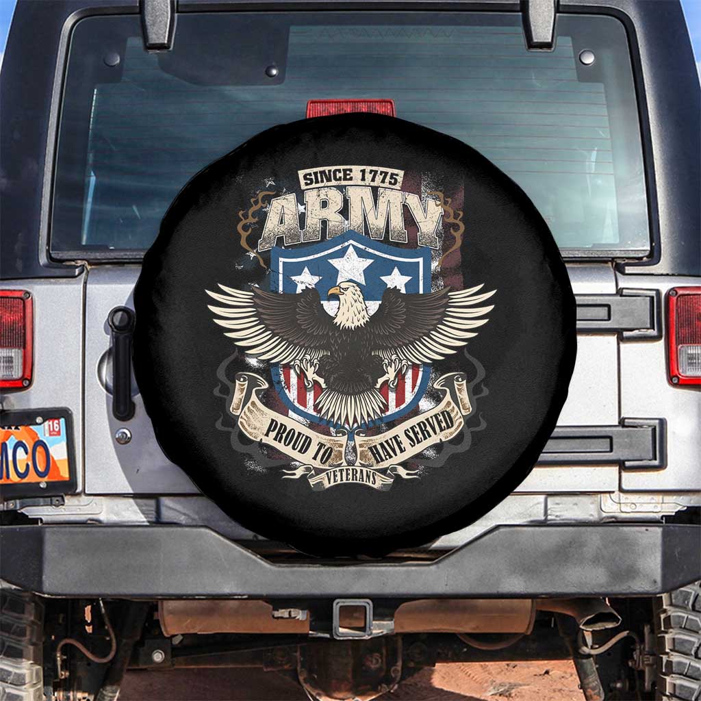 American Veteran Spare Tire Cover Since 1775 Army Proud To Have Served Veterant