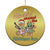 Groovy Christmas Christmas Ornament Rockin' Around The Xmas Tree Groovy Gingerbread Man - Wonder Print Shop