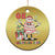 Oh Christmas Tree Retro Groovy Christmas Ornament - Wonder Print Shop