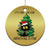 Black Cat Christmas Christmas Ornament It's Fine I'm Fine Everthing Is Fine Funny Xmas - Wonder Print Shop