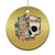 Skull Christmas Christmas Ornament Sorta Scary Sorta Merry - Wonder Print Shop