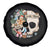 Skull Christmas Spare Tire Cover Sorta Scary Sorta Merry