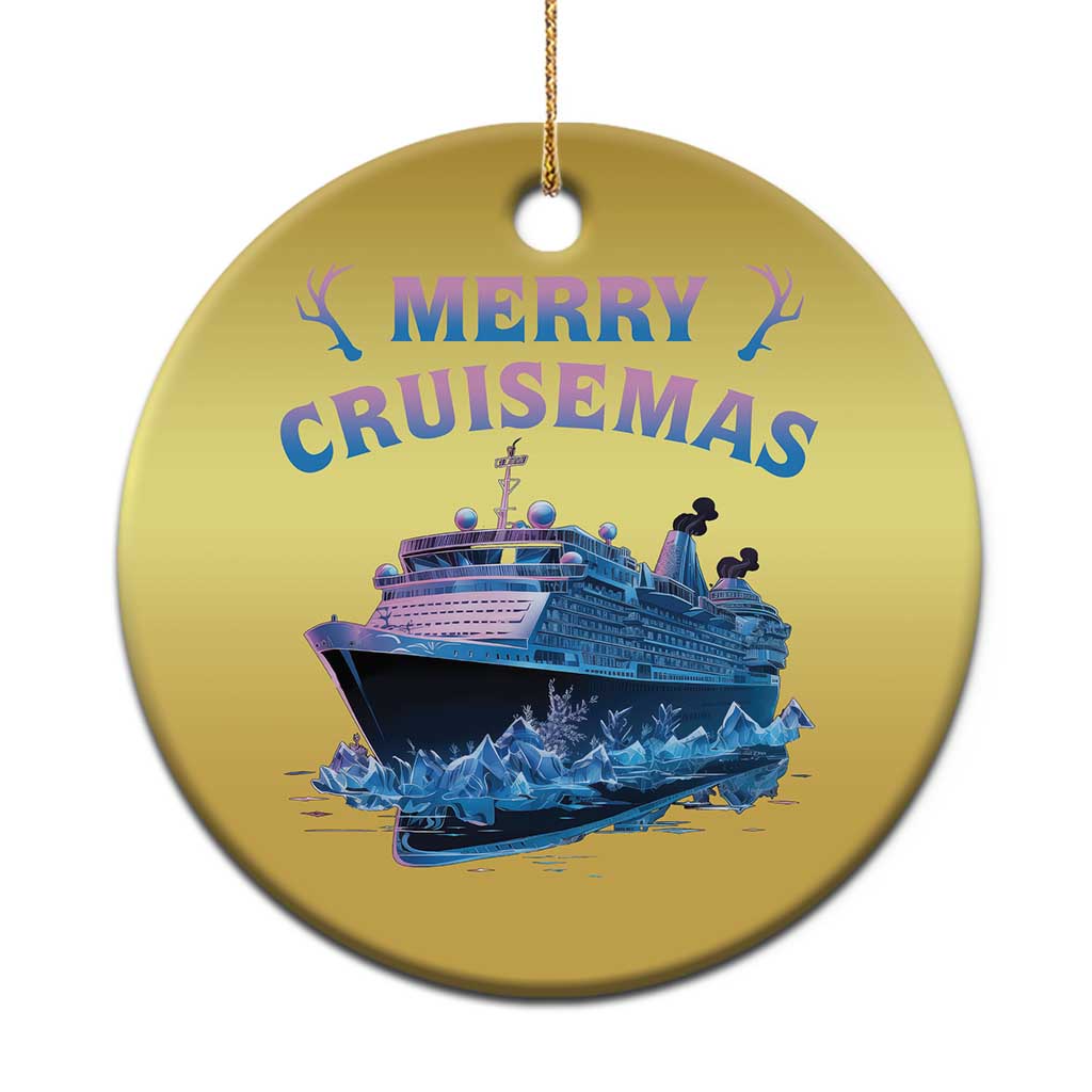 Christmas Cruise Christmas Ornament Merry Cruisemas Xmas Family Trip Reunion - Wonder Print Shop