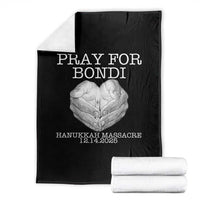 Pray for Bondi Australia Throw Blanket Hanukkah Memorial December 14 Tribute Support - Wonder Print Shop