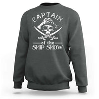 Funny Pirate Sweatshirt Captain Ship Show Boater Boating Captain