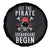 Let The Pirate Shenanigans Begin Spare Tire Cover Pirate Skull