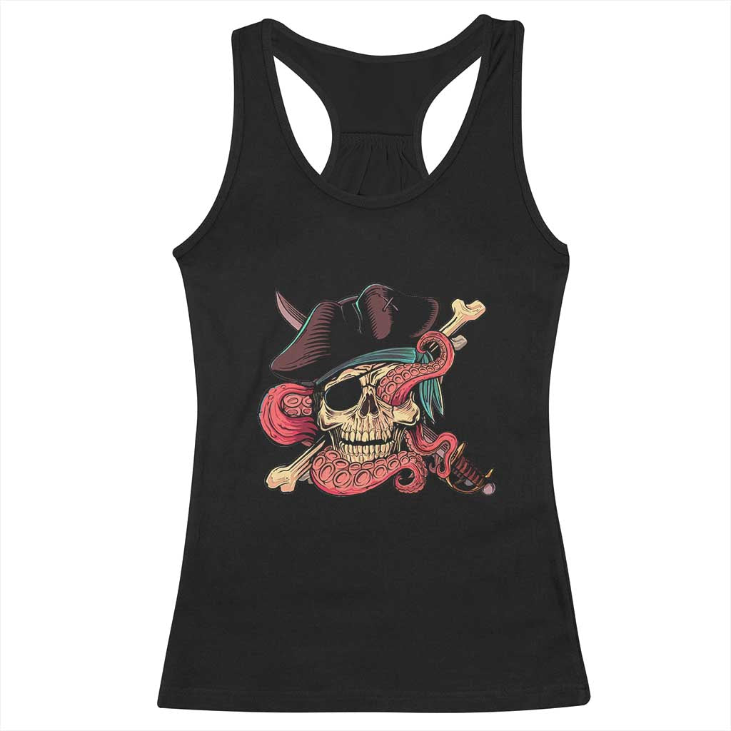 Funny Pirate Racerback Tank Top All Fun And Games Until Someone Loses an Eye